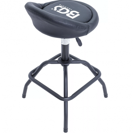 BGS BGS70144 Sgabello da Officina Regolabile Comfort e Altezza Personalizzabile