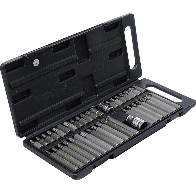 BGS 7073 Set Inserti da 40 Pezzi in Acciaio Cromo Vanadio con Custodia