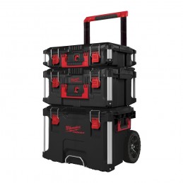 MILWAUKEE PACKOUT™ Cassette portautensili 3 Pezzi Box Completo