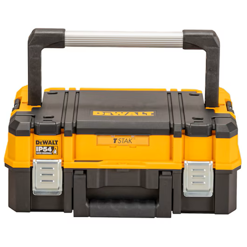 DEWALT Valigetta TSTAK IP54 con maniglia per il trasporto anteriore e posteriore