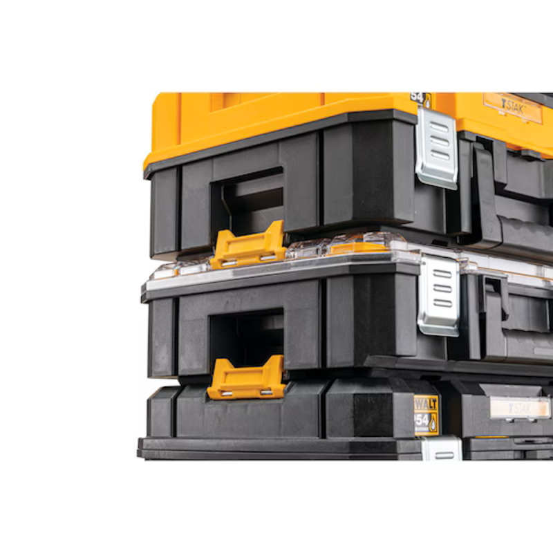 DEWALT Valigetta TSTAK IP54 con maniglia per il trasporto anteriore e posteriore