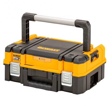 DEWALT Valigetta TSTAK IP54 con maniglia per il trasporto anteriore e posteriore