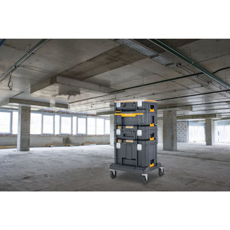 DEWALT DWST83345-1 Valigetta TSTAK IP54 chiusure anteriori in metallo