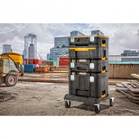 DEWALT DWST83345-1 Valigetta TSTAK IP54 chiusure anteriori in metallo