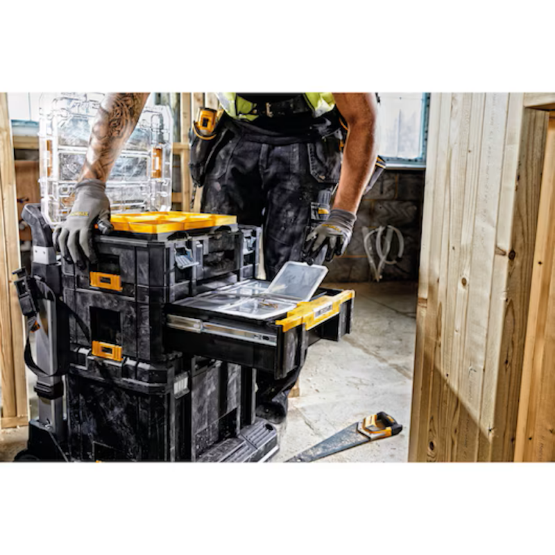 DEWALT TSTAK III Cassetto profondo con 2 contenitori grandi e 4 piccoli
