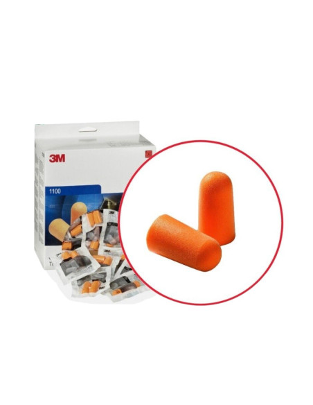 3M tappi per orecchie inserti auricolari 35dB per dormire lavoro 100 paia/200 pz