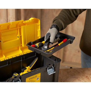 Stanley Cassetta porta utensili Essential 19" con organizer removibili