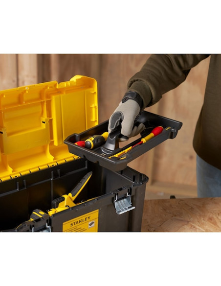 Stanley Cassetta porta utensili Essential 19" con organizer removibili