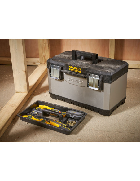 Stanley Cassetta porta attrezzi 66x29xh29 CM Resistente robusta
