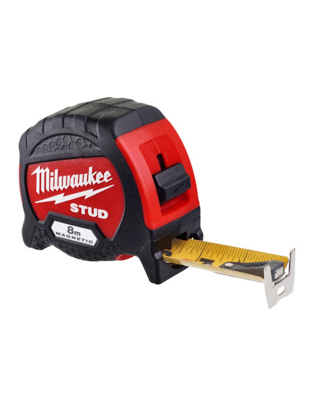 FLESSOMETRO MAGNETICO METRO A NASTRO DA 5-8M PROFESSIONALE RINFORZATO MILWAUKEE