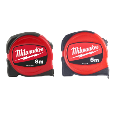 MILWAUKEE Flessometro Serie SLIM da 5-8 Metri 25 mm di lunghezza