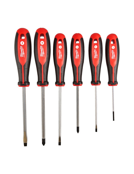 MILWAUKEE Tri-lobe S/Driver Set Giraviti 6 Pezzi Impugnatura maneggevole