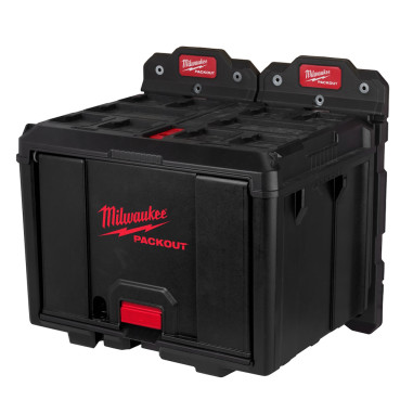 MILWAUKEE PACKOUT Baule 381 x 508 x 381 mm con capacità di peso di 22 Kg