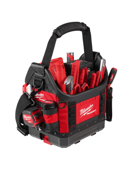 MILWAUKEE PACKOUT Borsa portautensili aperta 480 x 380 x 230 mm 35 tasche