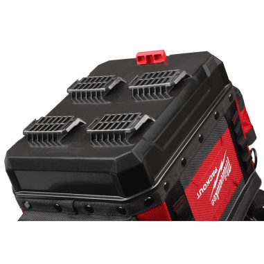MILWAUKEE PACKOUT Borsa portautensili aperta 480 x 380 x 230 mm 35 tasche