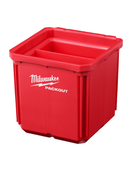 MILWAUKEE PACKOUT 10x10 cm Nest Bin Cestino compatto 46 x 102 x 102 mm