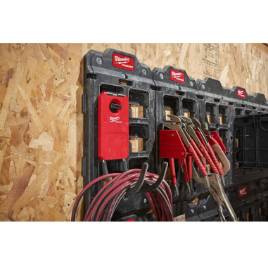 MILWAUKEE PACKOUT Gancio di stoccaggio Curvo Capacità  11 Kg 279 x 89 x 152 mm