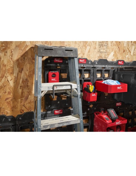 MILWAUKEE PACKOUT Gancio di stoccaggio Largo Capacità 11 Kg 203 x 152 x 229 mm