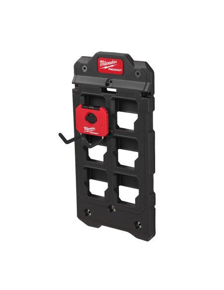 MILWAUKEE PACKOUT Gancio di stoccaggio diritto corto Capacità 7 Kg 102 x 89 x 102 mm