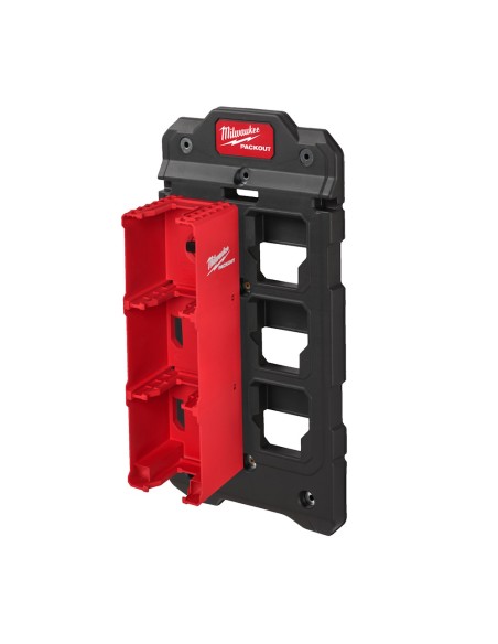MILWAUKEE PACKOUT Portabatterie M18 Capacità 9 kg 102 x 102 x 330 mm