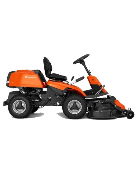 Trattorino rider con piatto Husqvarna R214C a Benzina 413 cm³ 191 Kg