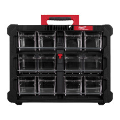 MILWAUKEE PACKOUT Organizzatori con contenitori Carico 22.7Kg 170 x 500 x 386 mm