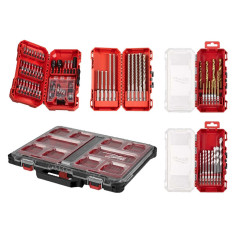 MILWAUKEE Set ACC PACKOUT SLIM Organizzatore da 98 Pezzi