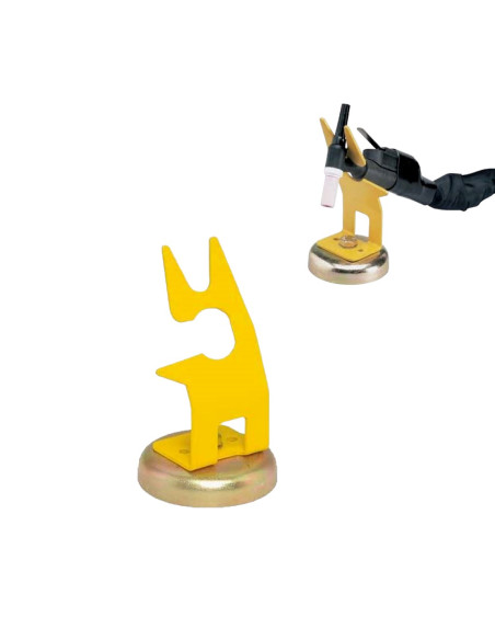 Supporto in metallo per torcia TIG con base magnetica universale