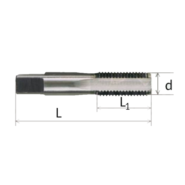 Serie 2 Maschi GAS BSP maschio a mano KRINO filettatura cilindrica