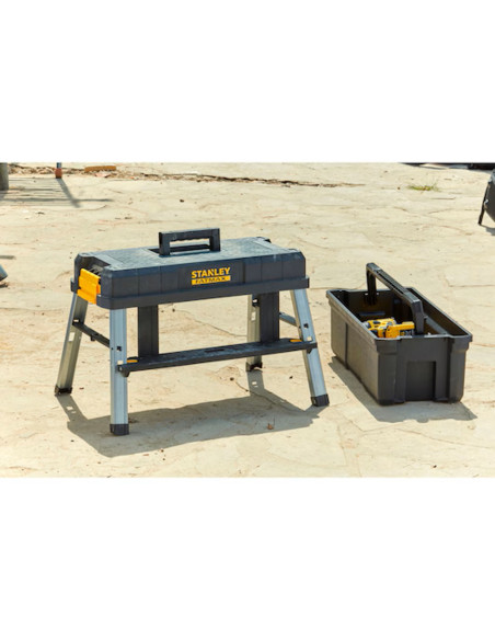 Stanley Cassetta portautensili 25" FATMAX con sgabello 30 Kg
