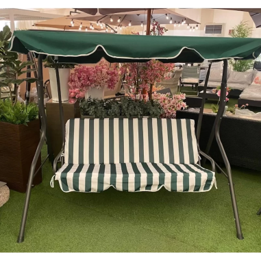 Xone Dondolo da giardino 3 Posti Ipanema 170 x 110 x 153cm Colore Verde