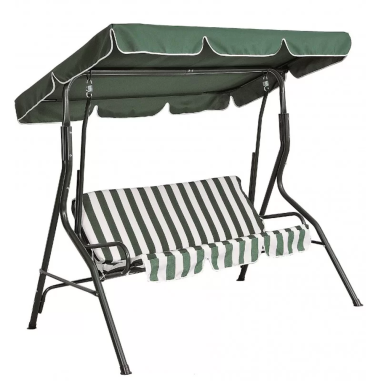 Xone Dondolo da giardino 3 Posti Ipanema 170 x 110 x 153cm Colore Verde