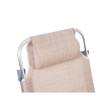 Xone Spiaggina mare beige in alluminio PRO 60 x 48,5 x 80 cm