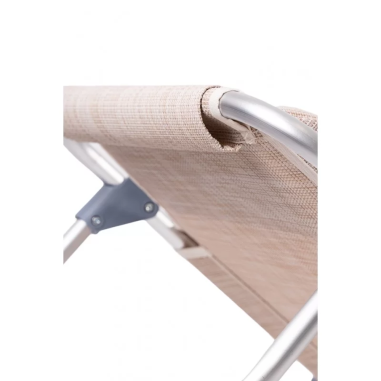 Xone Spiaggina mare beige in alluminio PRO 60 x 48,5 x 80 cm