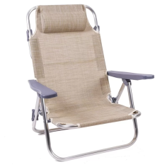 Xone Spiaggina mare beige in alluminio PRO 60 x 48,5 x 80 cm