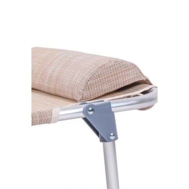Xone Spiaggina mare beige in alluminio PRO 60 x 48,5 x 80 cm