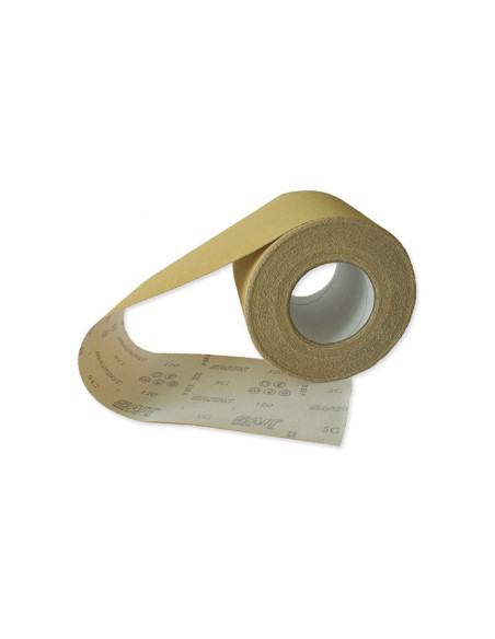 SAITAC RI-VEL 5G Rotolo industriale autoaggrappante di carta abrasiva 115 x 25 m