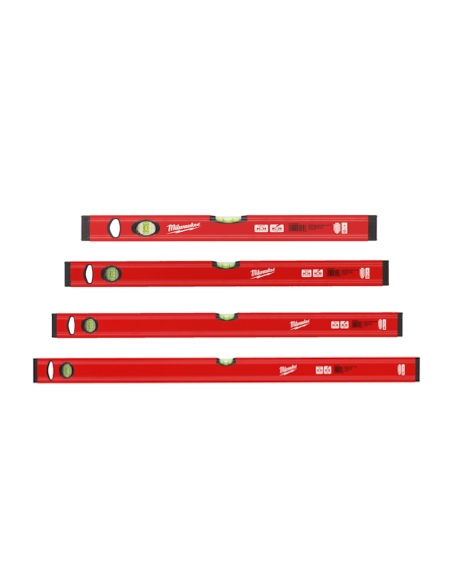 MILWAUKEE Livella Serie SLIM Lunghezza 60-80-100 cm non magnetica