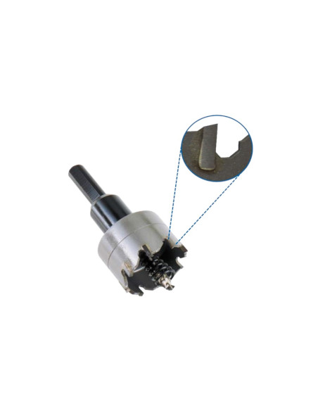 Fresa a tazza KRINO TCT dimantata per metallo duro inox acciaio