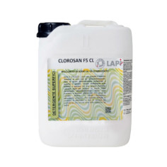 CLOROSAN F5 CL tanica 5 Lt sanificazione locali detergente igienizzante al cloro