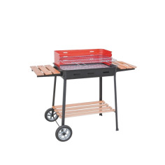 Barbecue Carbone Carbonella da giardino con Ruote Excelsior 860 63x43xH88 cm