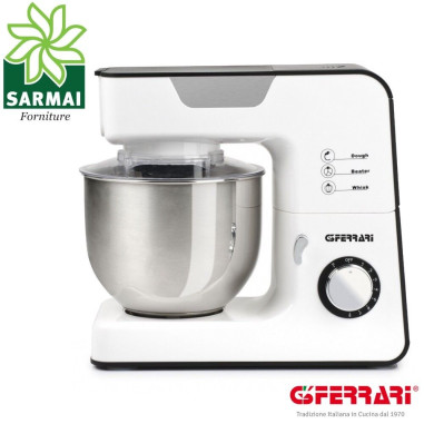 G3 FERRARI PASTAOK PLANETARIA IMPASTATRICE 1300W 8 VELOCITA' 5,2 Lt 2,4 KG