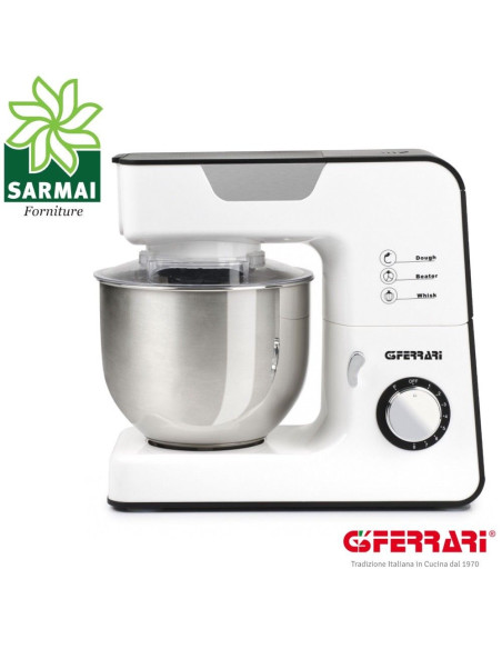 G3 FERRARI PASTAOK PLANETARIA IMPASTATRICE 1300W 8 VELOCITA' 5,2 Lt 2,4 KG