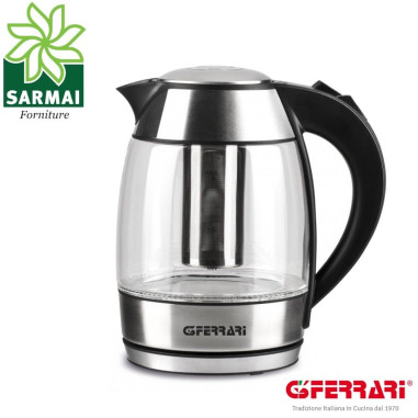 G3 FERRARI BOLLE BLU BOLLITORE ELETTRICO TISANIERA 1,8 LT 2200W CON FILTRO INOX