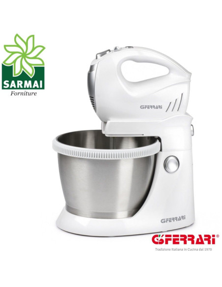 G3 FERRARI BRAVOMIX KIT SBATTITORE MESCOLATORE MONTATORE 300W CON CIOTOLA INOX