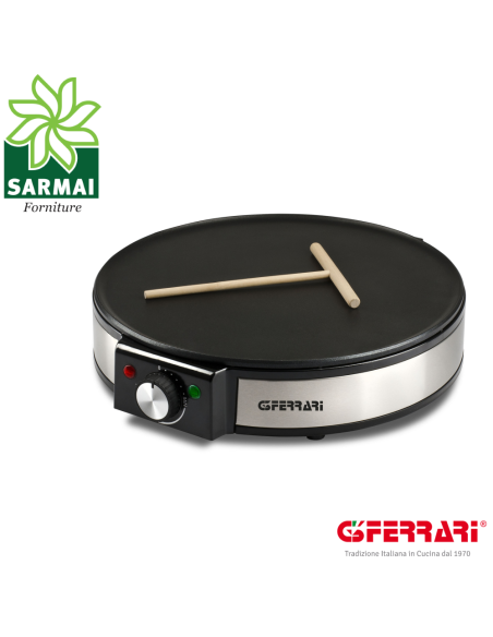 G3Ferrari Profi-Crepe piastra Ø 30 cm per crepes frittelle pancake piadine 1200W