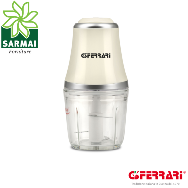 G3 FERRARI Trito3 tritatutto trituratore 220W bicchiere in vetro 500ml lame inox