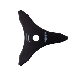 Disco lama per decespugliatore a TRE DENTI in NICHEL CROMO