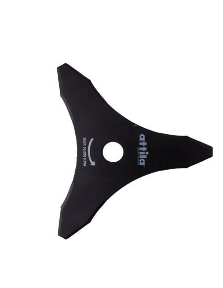 Disco lama per decespugliatore a TRE DENTI in NICHEL CROMO