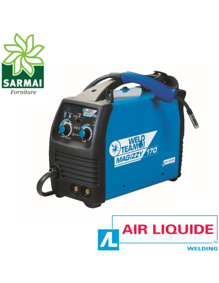 AIR LIQUIDE Weld Team MAGIZZY 170 Saldatrice inverter 170A sinergica MIG/MAG MMA
